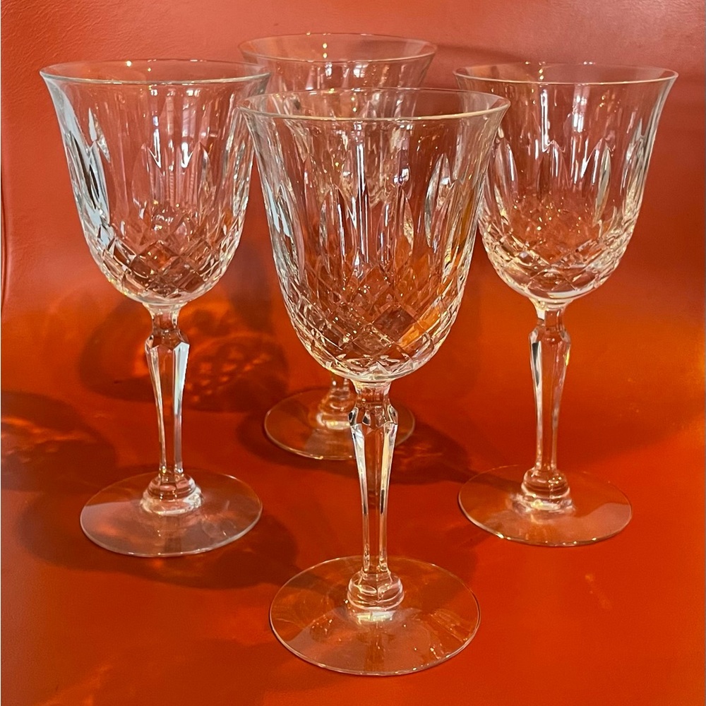 Tiffin-Franciscan Elyse Water Goblets 7.5”